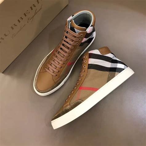 burberry men's trainers|designer burberry high top sneakers.